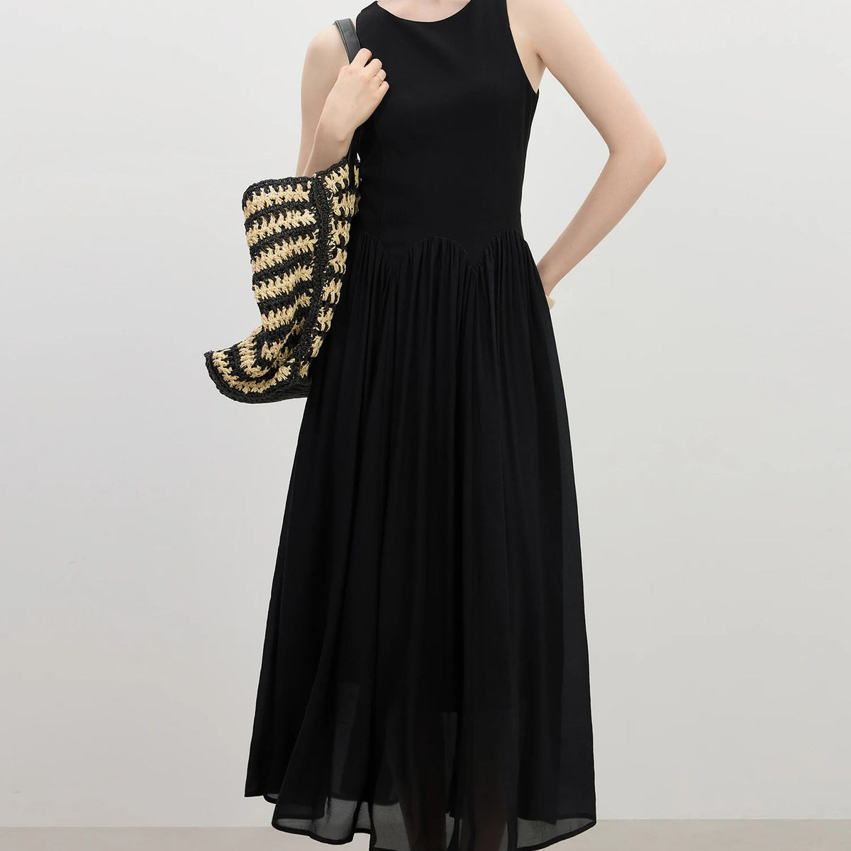 Women&#39;s Little Black T-Shirt Dress