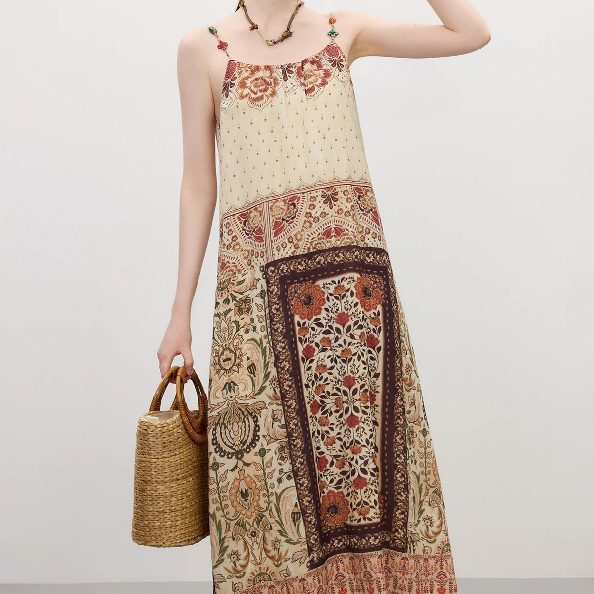 Slimming Resort Halter Dress for Women