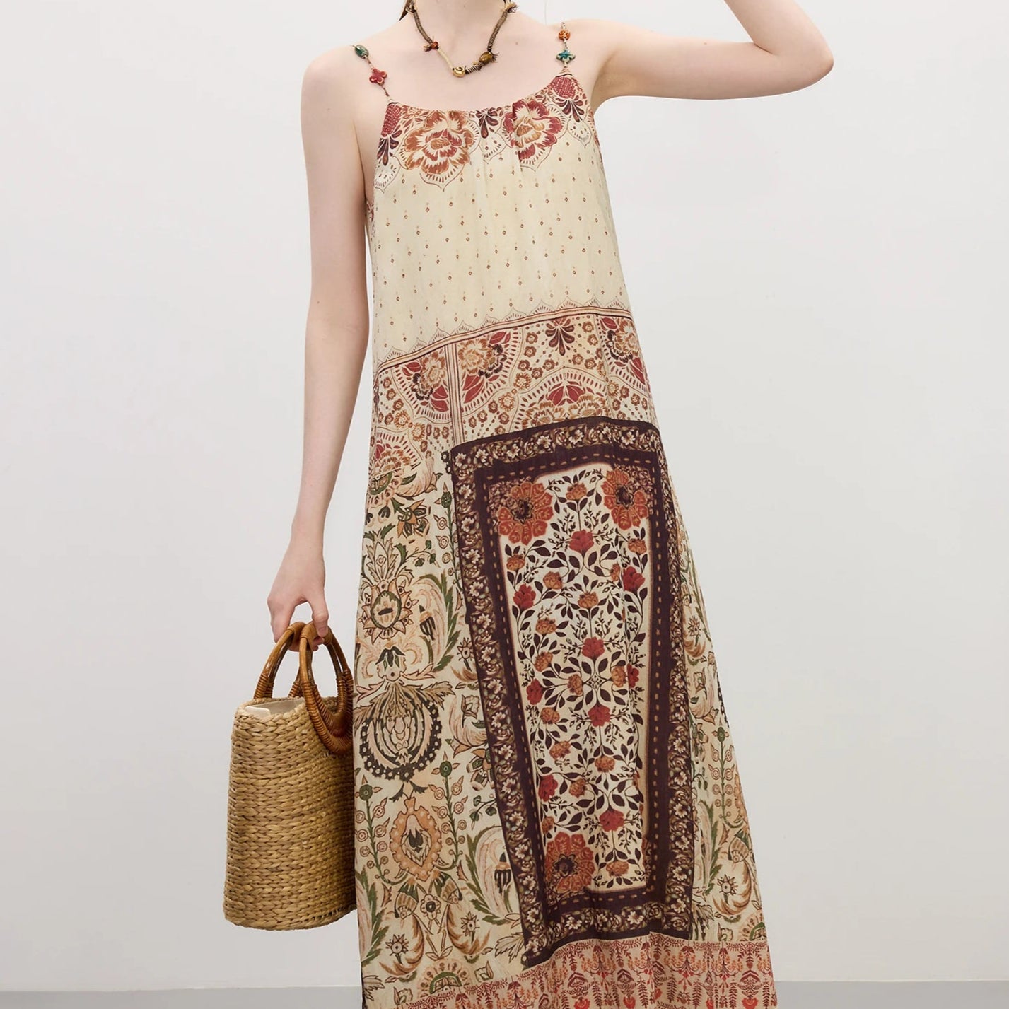 Slimming Resort Halter Dress for Women