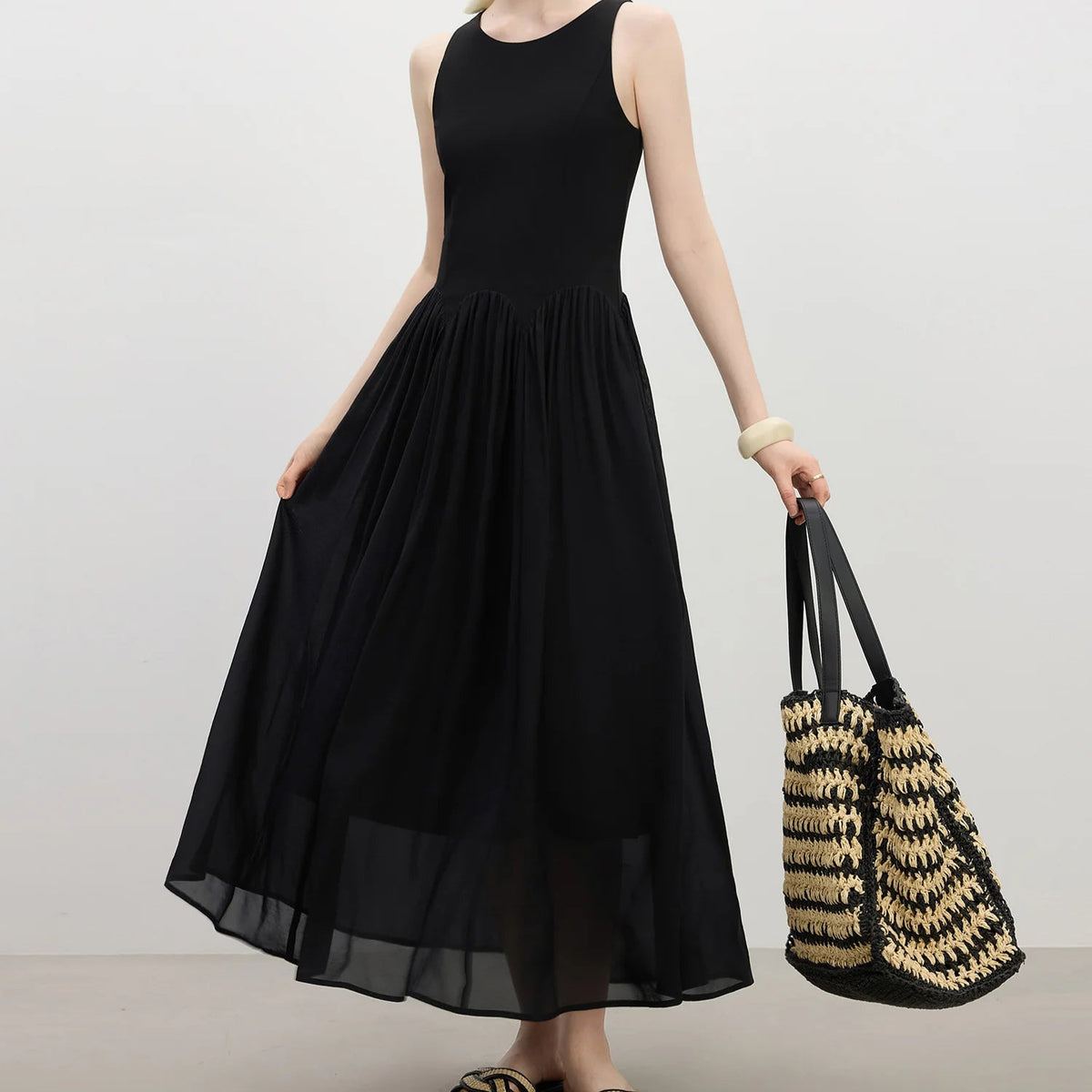 Women&#39;s Little Black T-Shirt Dress