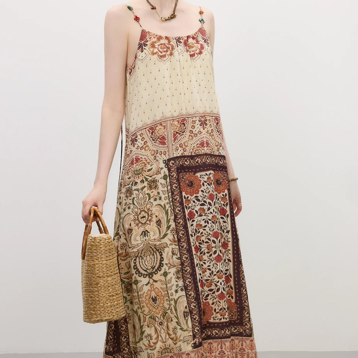 Slimming Resort Halter Dress for Women