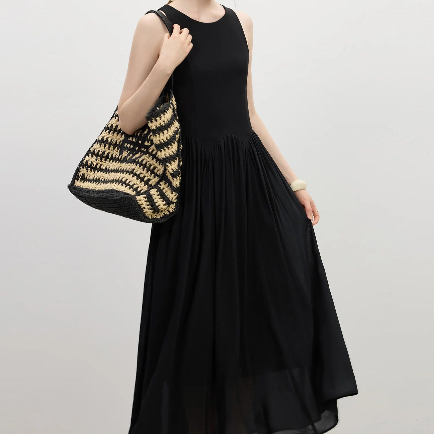 Women's Little Black T-Shirt Dress