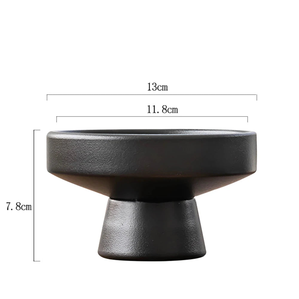 Ceramic Vase Black Plant